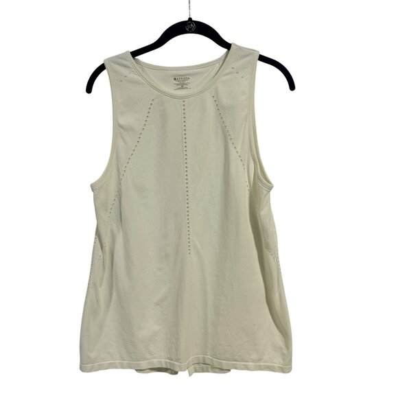 Athleta Foothill Seamless White Tank Top Size M - Picture 1 of 7